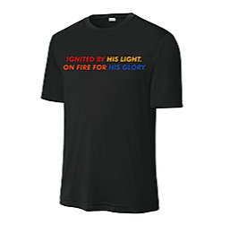 Ignited By His Light Tee