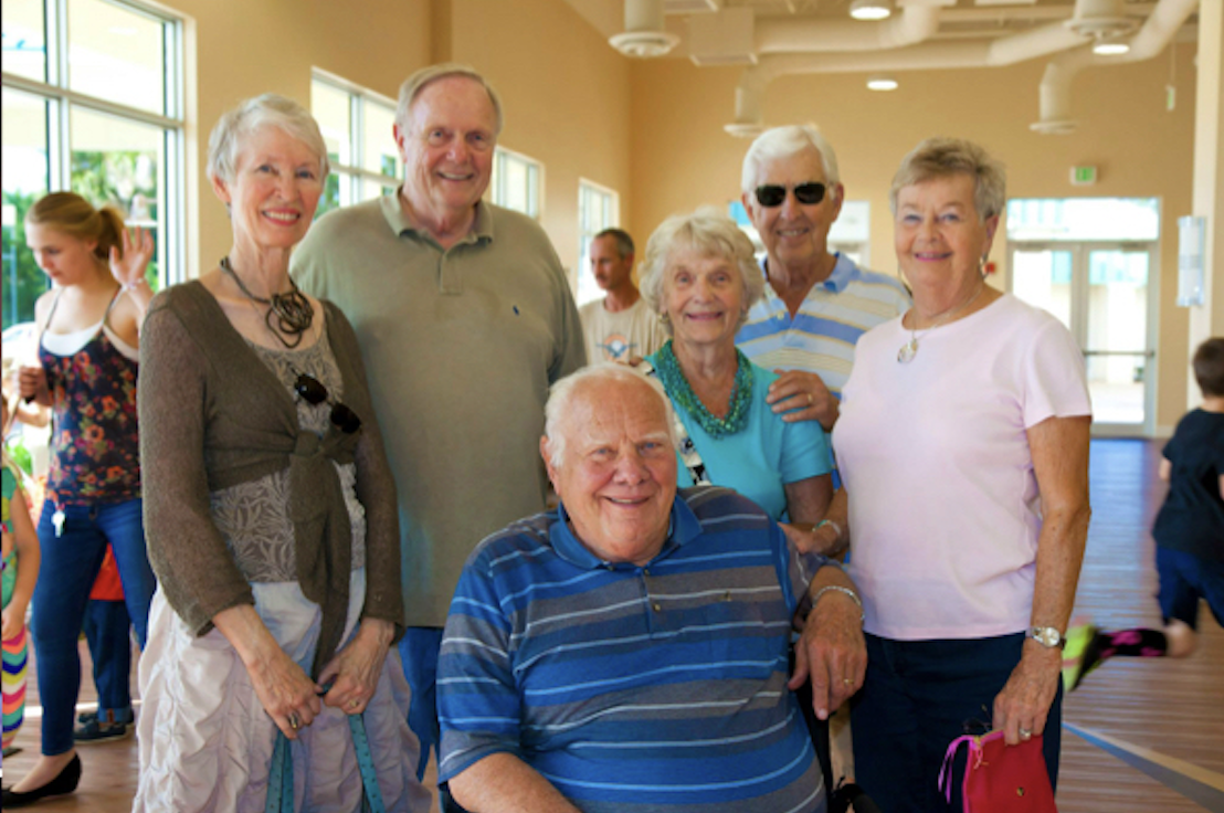 Community members on campus