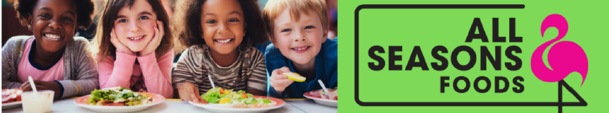 All Seasons Foods — happy students with lunch