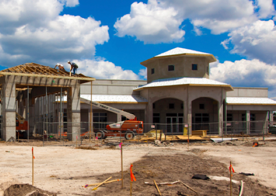 Main campus construction