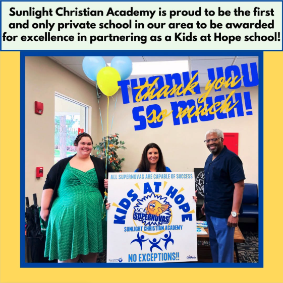 Sunlight Christian Academy — Kids at Hope partner school