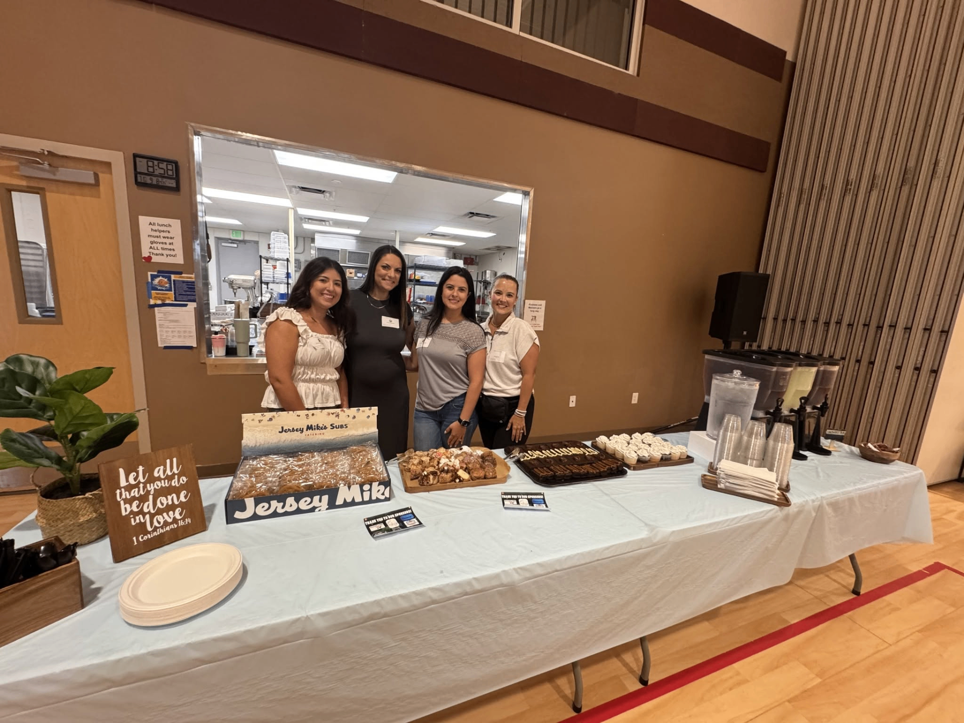 Sponsored teacher appreciation event