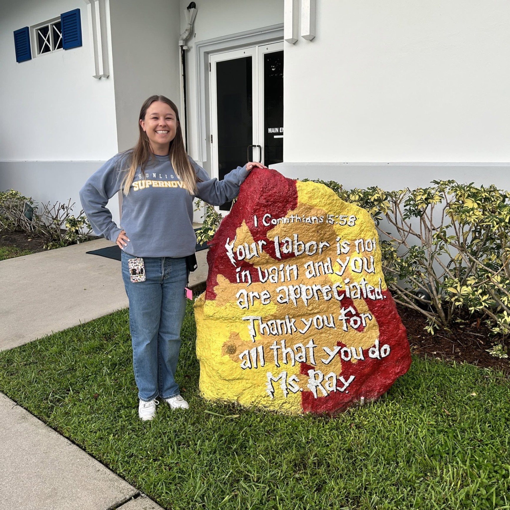Spirit Rock at the Upper School campus
