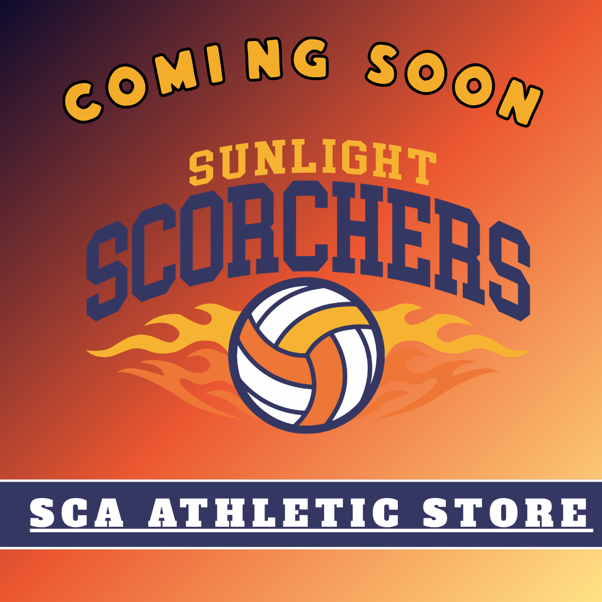 Coming soon — SCA Athletic Store, Sunlight Scorchers